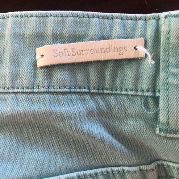 Soft Surroundings Denim Shorts 1X - Picture 4 of 6
